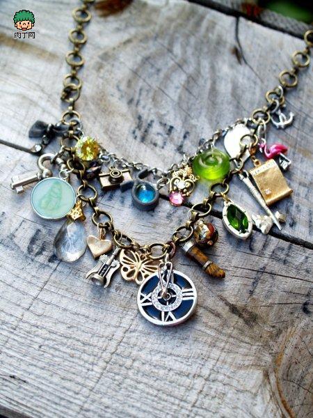 用五彩小飾物DIY復古波西米亞風格項鏈 一場創意與色彩的邂逅