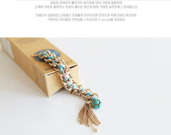 韓風(fēng)混色編織手鏈 當(dāng)手工藝術(shù)遇上紡織品上光皂